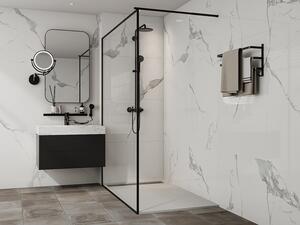 Piatto per doccia da posare o da incasso 160 x 90 cm in Resina Bianco - LYROSA
