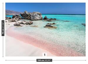 Carta da parati Sabbia rosa marino 104x70 cm