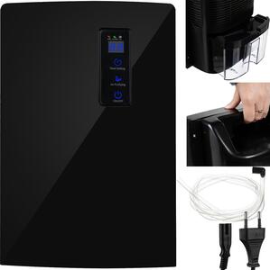 2v1 deumidificatore e purificatore d'aria - Assorbitore di umidità 1.5L LCD UV Nero