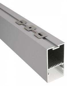 Plafoniera Lineare Alluminio da soffitto per Striscia LED 1 e 2 metri Selezionare la lunghezza 1 Metro