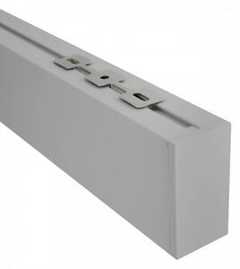 Plafoniera Lineare Alluminio da soffitto per Striscia LED 1 e 2 metri Selezionare la lunghezza 2 Metri