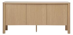 Credenza finitura legno chiaro quercia 3 ante L160 cm IZZIE