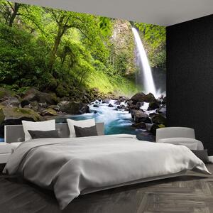 Carta da parati Costa Rica Waterfall 104x70 cm