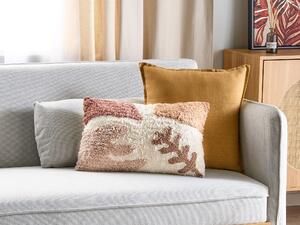 Set di 2 cuscini decorativi in cotone multicolore 30 x 50 cm Accessori decorativi in stile boho Beliani