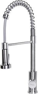 Miscelatore da cucina con doccetta estraibile, dimensioni 7x27x52 cm, acciaio inossidabile, 2 modalità di erogazione, ideale per la cucina