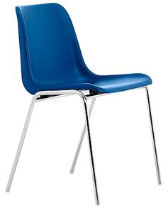 Sedia monoscocca VICENZA colore blu