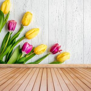 Carta da parati Tulipani gialli 104x70 cm