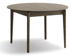 Tavolo Da Pranzo Pieghevole Rotondo HOMCOM 89 Cm - 2 Ante, Gambe In Legno Di Pino, Bianco, Per 4 Persone