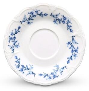 Piattino bianco/blu in porcellana ø 16,5 cm Retro – BonBistro