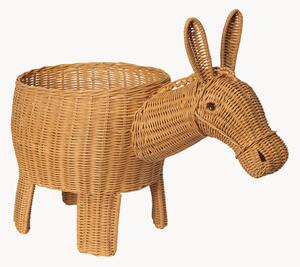 Cesto portaoggetti in rattan fatto a mano Donkey