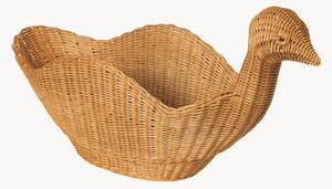 Cestino portaoggetti in rattan fatto a mano Bird