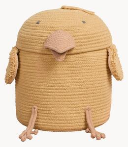 Cesto con coperchio fatto a mano Charlie the Chicken
