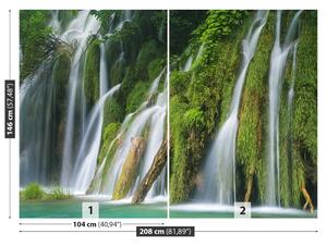 Carta da parati Croazia Waterfalls 104x70 cm