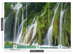 Carta da parati Croazia Waterfalls 104x70 cm