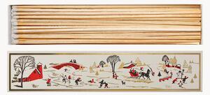 Scatola di fiammiferi di design Winter Snowscape
