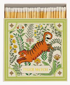 Scatola di fiammiferi di design Green Tiger