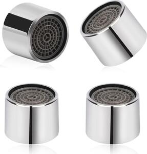 Aeratori per rubinetti da cucina, filettatura M22, confezione da 4 pezzi, diametro 22 mm