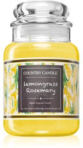Country Candle Farmstand Lemongrass & Rosemary candela profumata 680 g