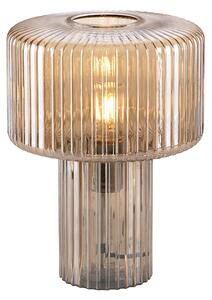 Lampada da tavolo design vetro ambra - Andro