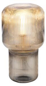 Lampada da tavolo design vetro ambra - Zonat