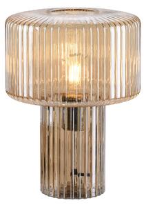 Lampada da tavolo design vetro ambra - Andro
