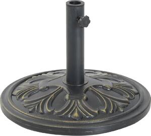 VivaGarden Base per Ombrellone Regolabile 13 Kg in Cemento e Bronzo 48 cm
