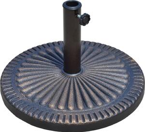 VivaGarden Base per Ombrellone in Resina Motivo Floreale 3.8-4.8 cm con Manopola 15 Kg