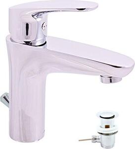 Slezák-RAV Miscelatore per lavabo Slezák RAV Amur AM727 Colore: cromo - uscita in plastica/metallo MD0808, Dimensioni: 1/2''