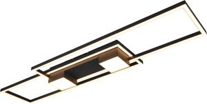 Lampade TRIO Lampada da soffitto ALBANY BHT 100x8x28 cm nero