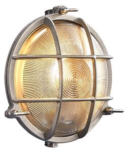 Lampada da parete per esterni IP 64 NORDLUX Polperro, Variante: Ø 195 mm x 93 mm, nichel
