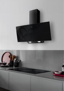 Franke Cappa Cucina Aspirante a Parete Larghezza 90 cm Classe A colore Nero - FVT 905 BK A