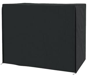 VivaGarden Copertura per Dondolo da Giardino 3 Posti Impermeabile e Anti UV 220x125x172 cm colore Nero