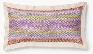 Set di 2 federe in cotone con motivo a zig-zag John Re