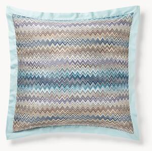 Set di 2 federe in cotone con motivo a zig-zag John Re