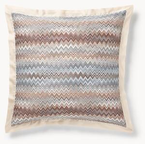 Set di 2 federe in cotone con motivo a zig-zag John Re