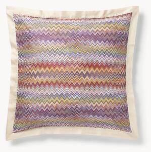 Set di 2 federe in cotone con motivo a zig-zag John Re