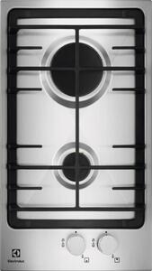 Electrolux EGG3322NVX Piano Cottura a Gas 2 Fuochi 29 cm Potenza 4000 watt colore Inox