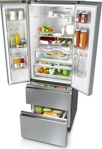 Hisense Frigorifero Americano Side by Side Capacit 485 Litri Classe E Raffreddamento No Frost colore Inox- RF632N4WIE1