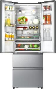 Hisense Frigorifero Americano Side by Side Capacit 485 Litri Classe E Raffreddamento No Frost colore Inox- RF632N4WIE1