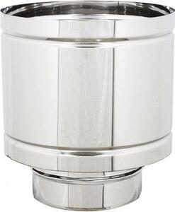 DecHome Fumaiolo botte inox d.14 cm comignolo tubature Stufa camino canne fumarie