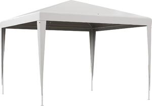 VivaGarden Gazebo da Giardino 3x3 m Pieghevole con Protezione Raggi UV colore Bianco