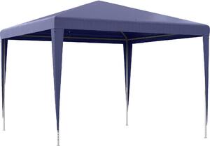 VivaGarden Gazebo da Giardino 3x3 m Pieghevole con Protezione Raggi UV colore Blu