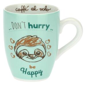 Mug con bradipo - Don't hurry, be happy