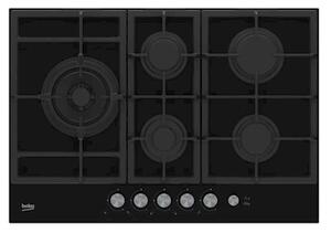 Piano cottura gas vetro ceramica nero BEKO HILL 75235 S 7718086717