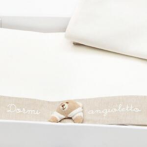 NANAN Lenzuola Lettino Mini Me Neonato Set Letto Federa + Sopra + Sotto colore Ecr - Tato