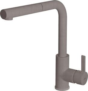 ELLECI Miscelatore Cucina con Doccetta estraibile Rubinetto Monocomando colore Tortora - MGKC0243