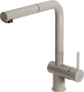 ELLECI Miscelatore Cucina con Doccetta estraibile Rubinetto Monocomando Lavello colore Champagne K95 - MKKSTP95 Stream Plus
