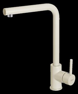 ELLECI Miscelatore Monocomando con Canna Girevole 50 cm in Acciaio Inox colore Bianco Antico - MGKTRA62