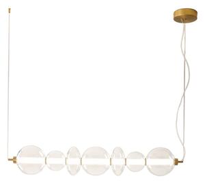 Lampadario perenz bubbles 8164 tr lc led 3000k 4250lm oro - Perenz