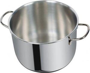 Metalsomma Pentola a Induzione in Acciaio Inox 2 Manici cm 24 - Plus